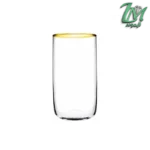 لیوان بلند لب طلایی پاشاباغچه مدل 420805 365ml