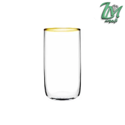 لیوان بلند لب طلایی پاشاباغچه مدل 420805 365ml