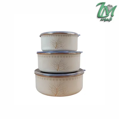 ظرف نگهدارنده سه تایی غذا سمبول ترکیه کد TREE002