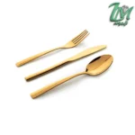 سرویس قاشق چنگال طلایی اوزلایف ۶ نفره مدل ozlife-36p